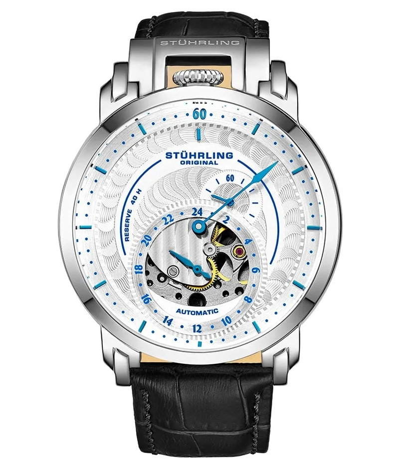 Stührling Savoy 942 Automatic Regulator 44mm Skeleton