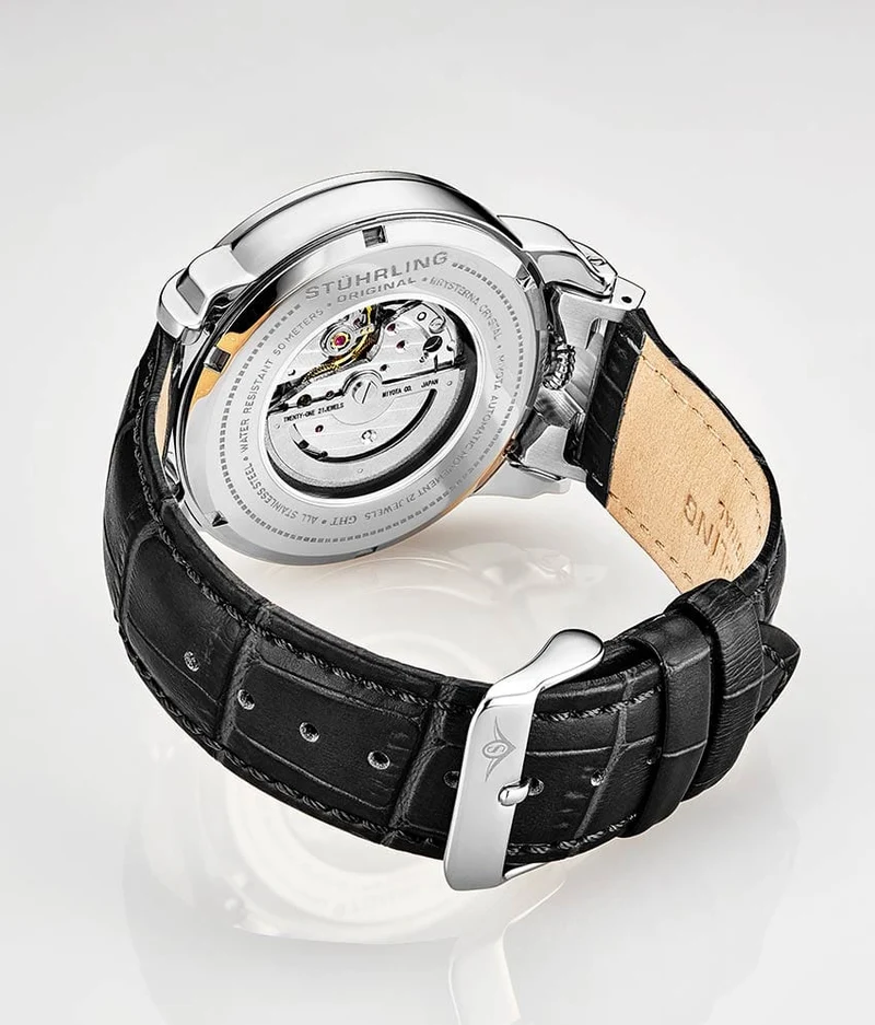 Stührling Savoy 942 Automatic Regulator 44mm Skeleton