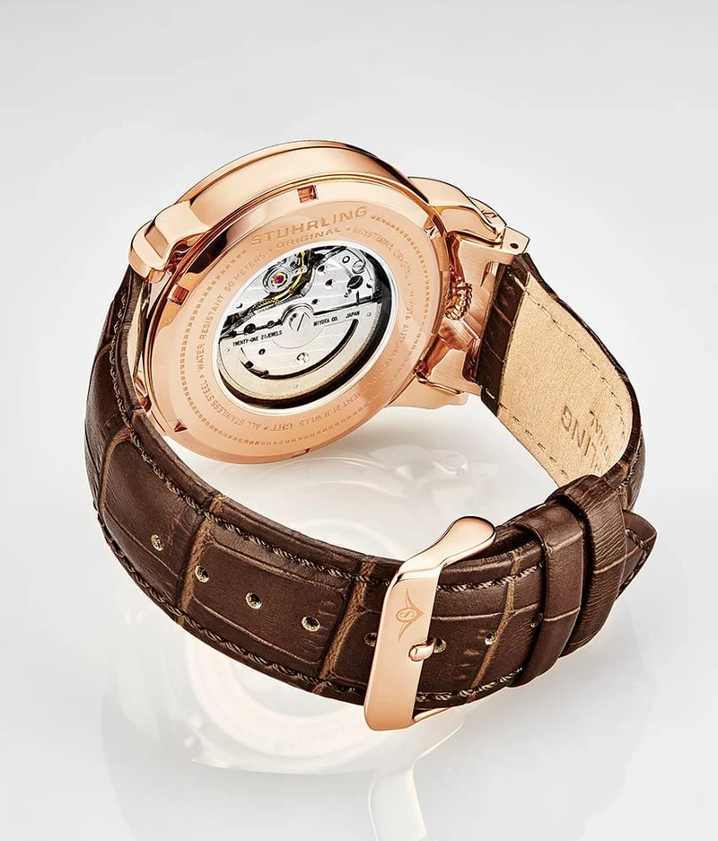Stührling Savoy 942 Automatic Regulator 44mm Skeleton