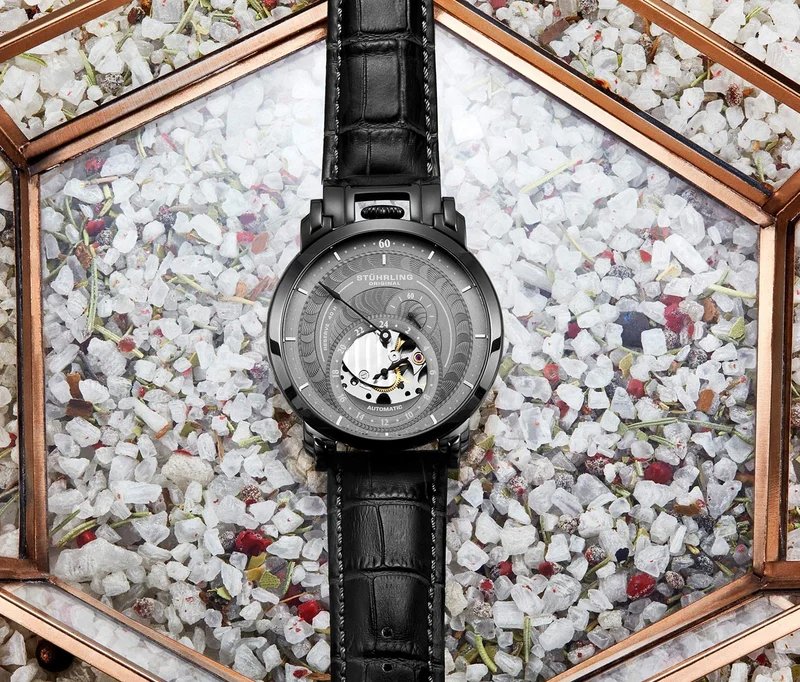 Stührling Savoy 942 Automatic Regulator 44mm Skeleton