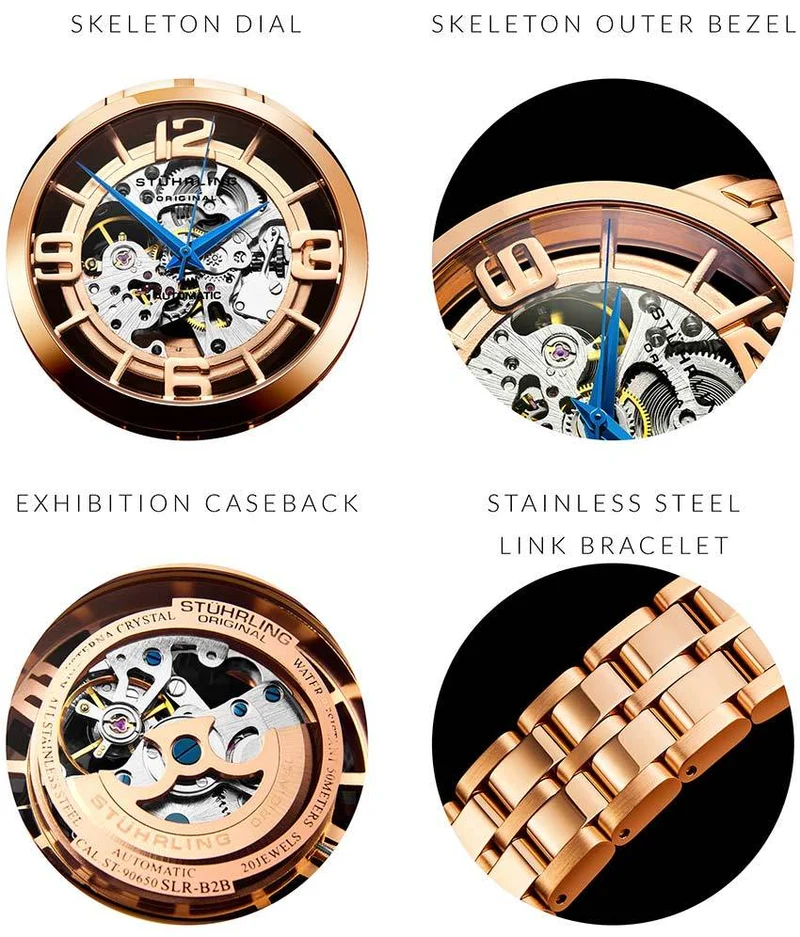 Stührling Winchester 3964 Automatic 42 mm Skeleton