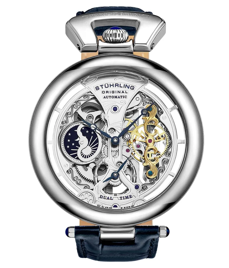 Stührling Emperor’s Grandeur 3919 Automatic 49mm Skeleton