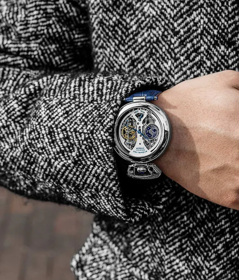 Stührling Emperor’s Grandeur 3919 Automatic 49mm Skeleton