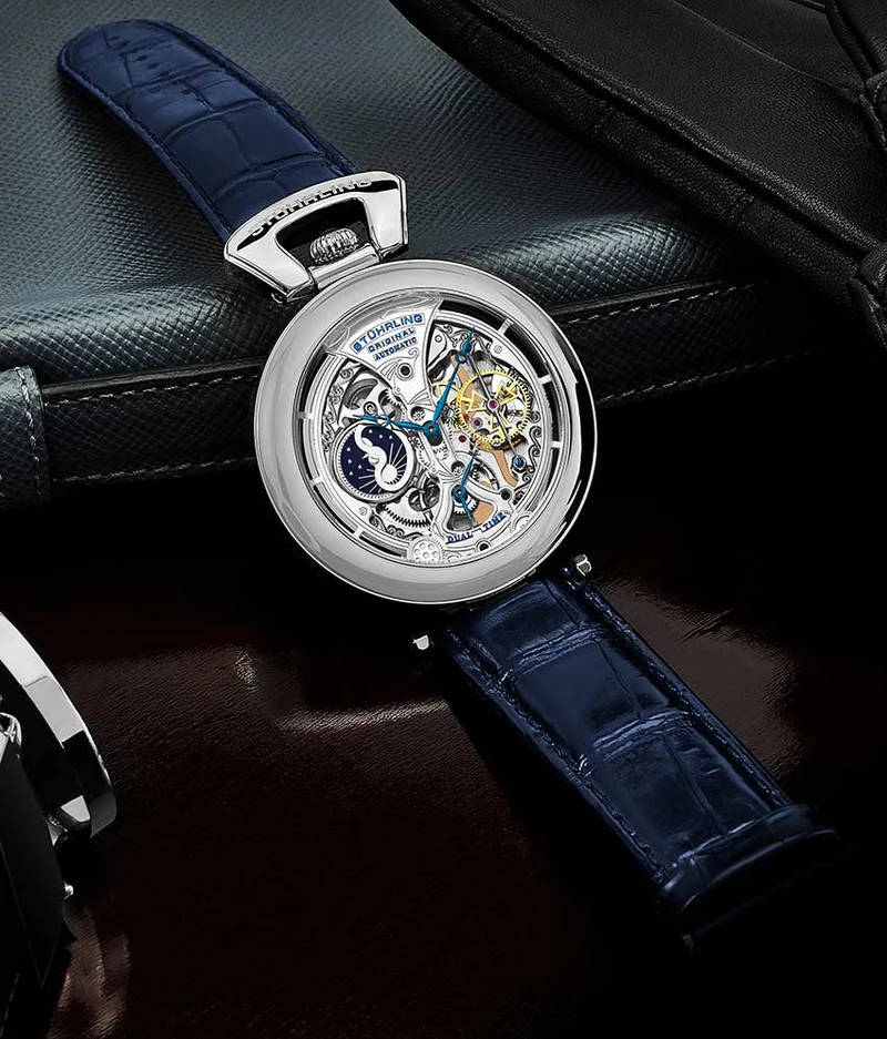 Stührling Emperor’s Grandeur 3919 Automatic 49mm Skeleton