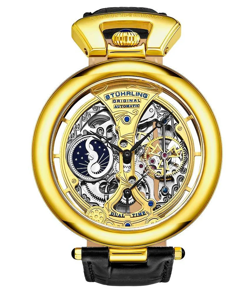 Stührling Emperor’s Grandeur 3919 Automatic 49mm Skeleton
