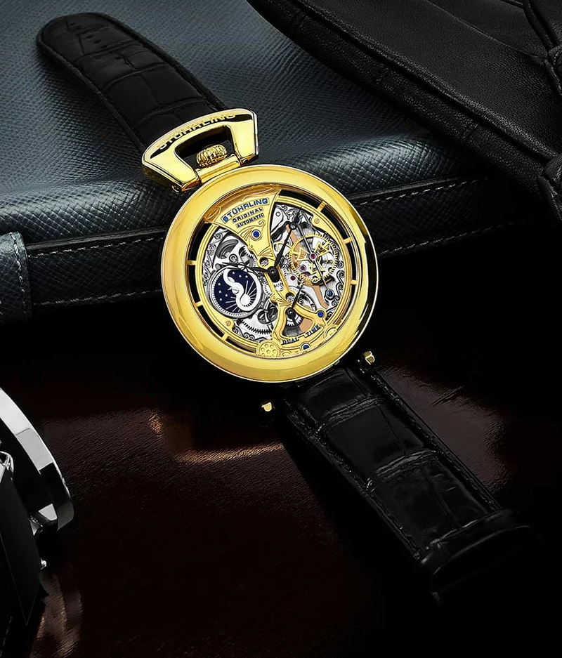 Stührling Emperor’s Grandeur 3919 Automatic 49mm Skeleton
