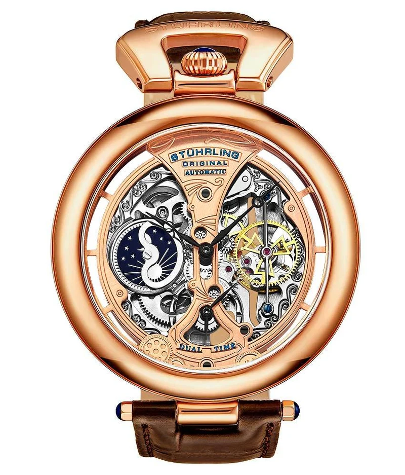 Stührling Emperor’s Grandeur 3919 Automatic 49mm Skeleton