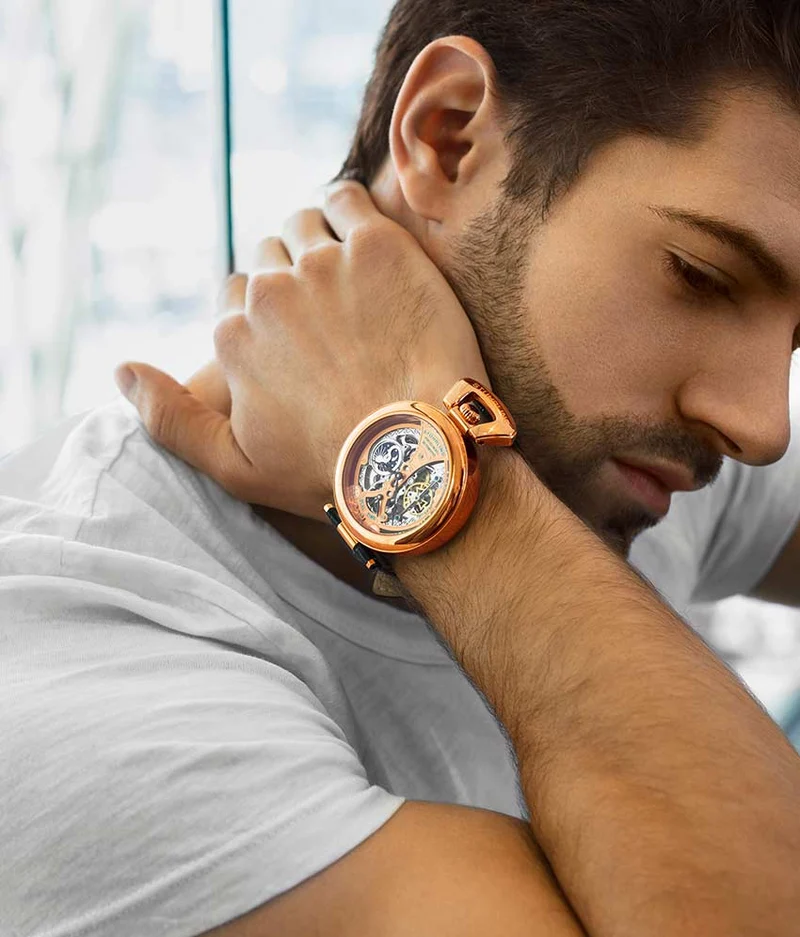 Stührling Emperor’s Grandeur 3919 Automatic 49mm Skeleton