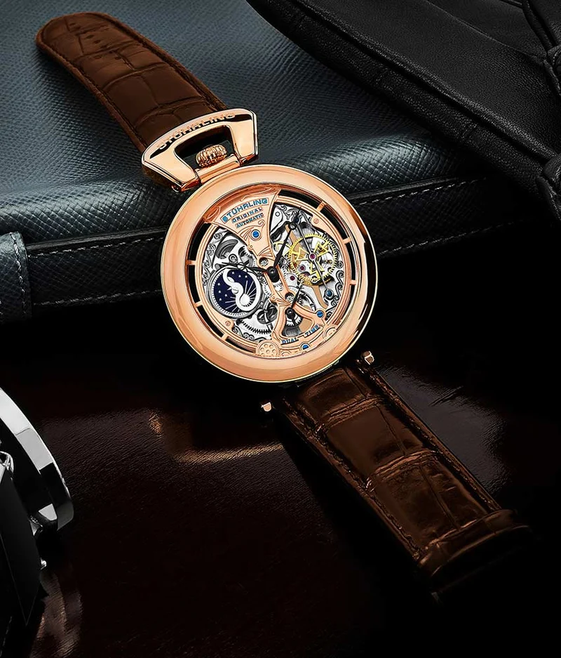 Stührling Emperor’s Grandeur 3919 Automatic 49mm Skeleton