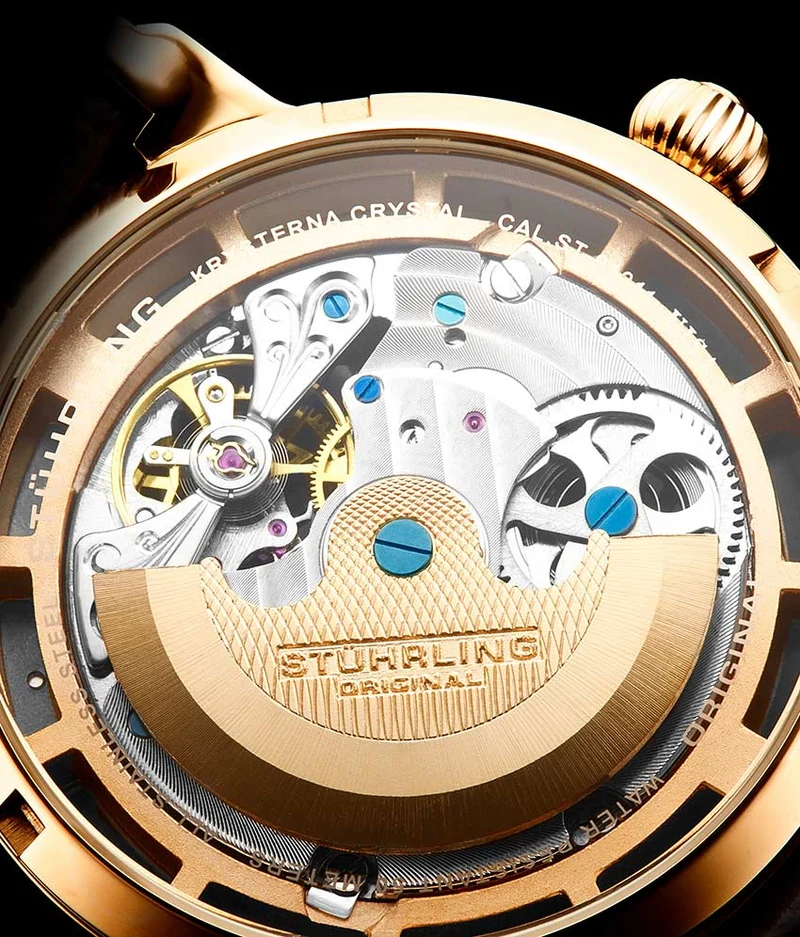 Stührling Luciano 371B Automatic 46mm Skeleton