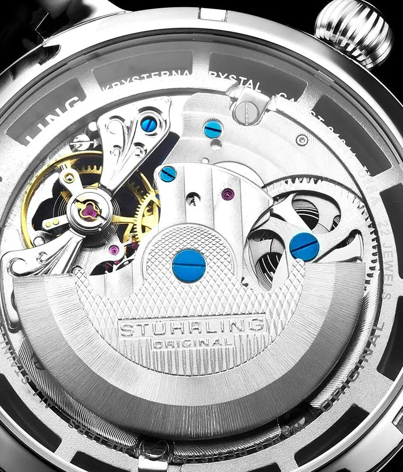 Stührling Luciano 371B Automatic 46mm Skeleton