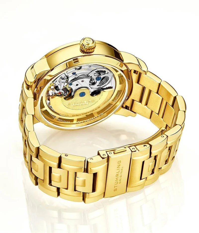 Stührling Luciano 371B Automatic 46mm Skeleton