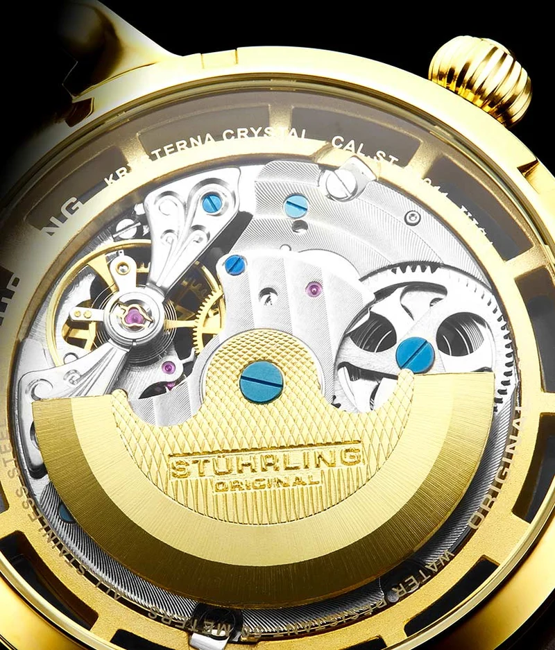 Stührling Luciano 371B Automatic 46mm Skeleton