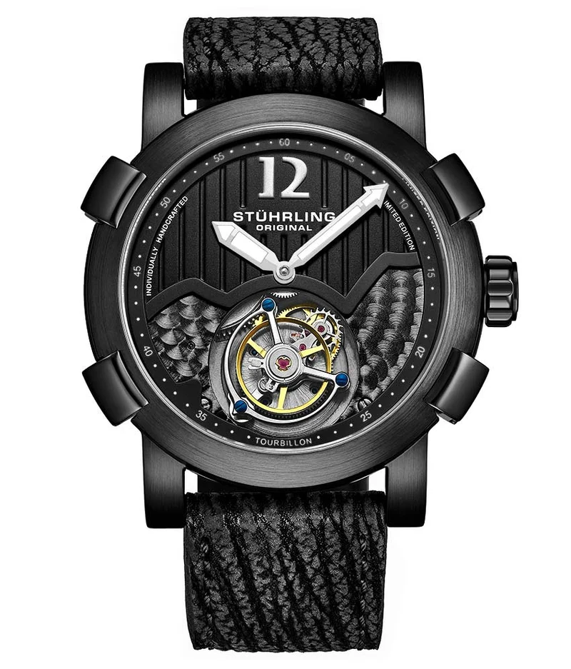 Stührling Devilray Tourbillon 407A Hand-wind 44mm