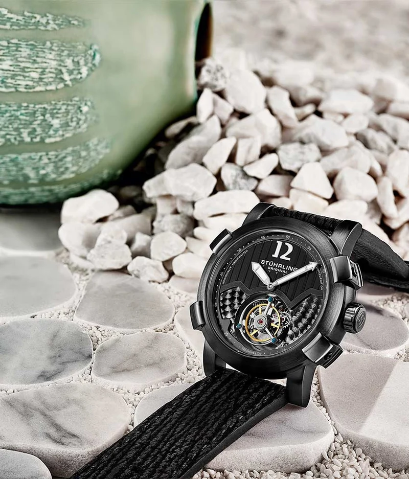 Stührling Devilray Tourbillon 407A Hand-wind 44mm
