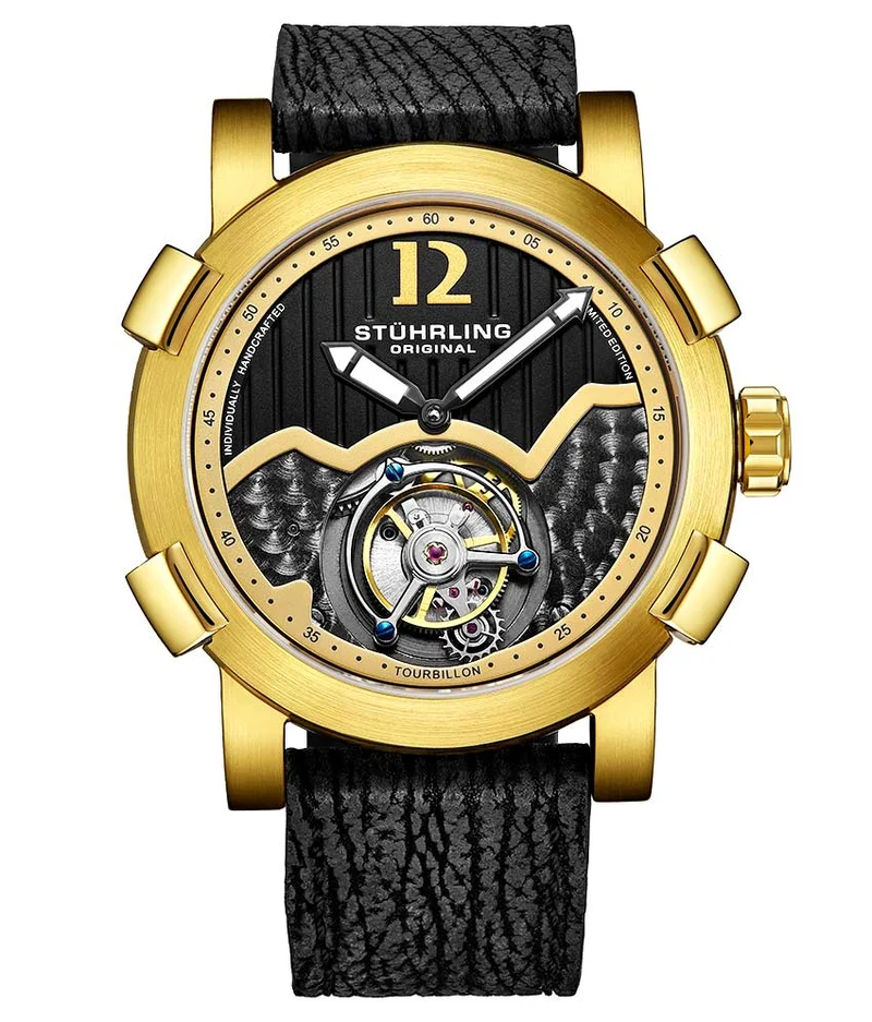 Stührling Devilray Tourbillon 407A Hand-wind 44mm