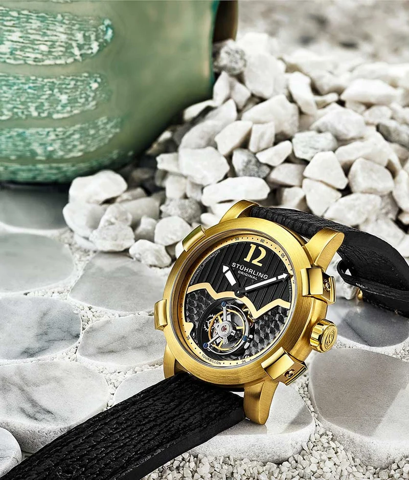 Stührling Devilray Tourbillon 407A Hand-wind 44mm