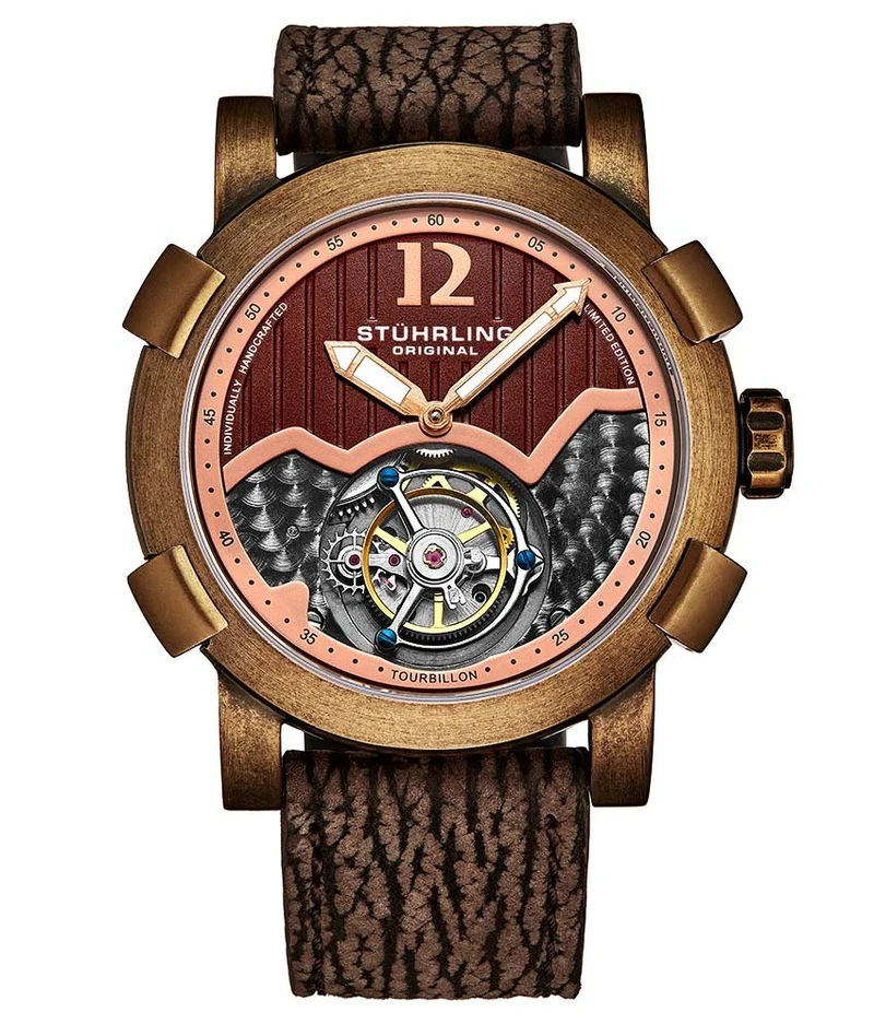Stührling Devilray Tourbillon 407A Hand-wind 44mm