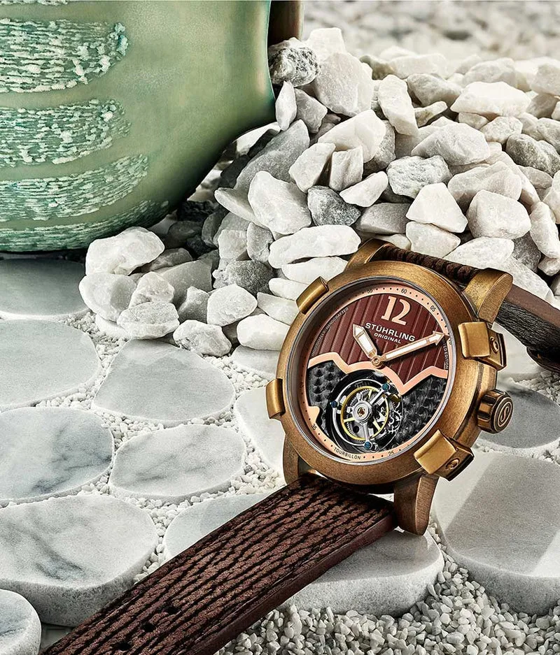 Stührling Devilray Tourbillon 407A Hand-wind 44mm