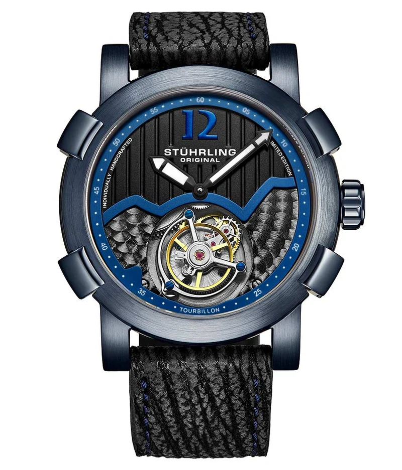 Stührling Devilray Tourbillon 407A Hand-wind 44mm