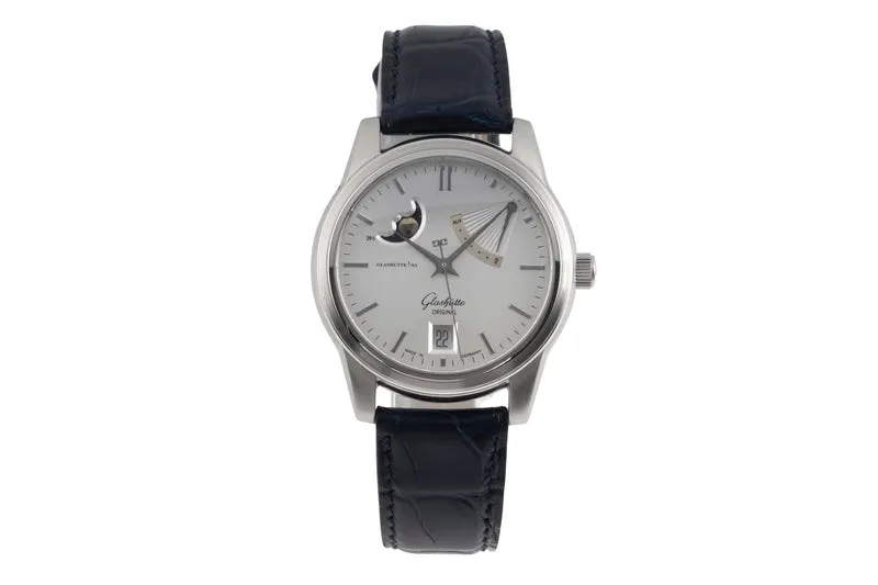 Glashütte Senator steel automatic men's watch 39-44-04-12-04 [2600086]