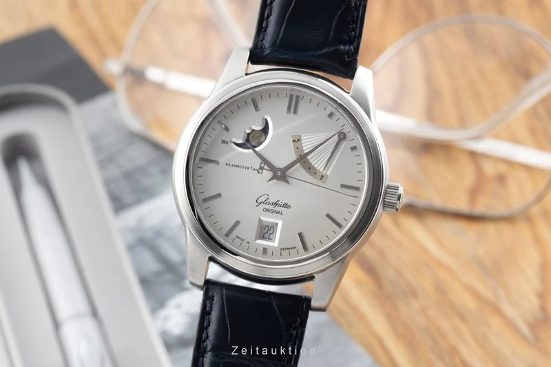 Glashütte Senator steel automatic men's watch 39-44-04-12-04 [2600086]