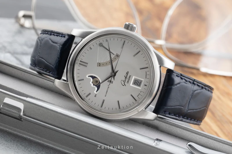 Glashütte Senator steel automatic men's watch 39-44-04-12-04 [2600086]