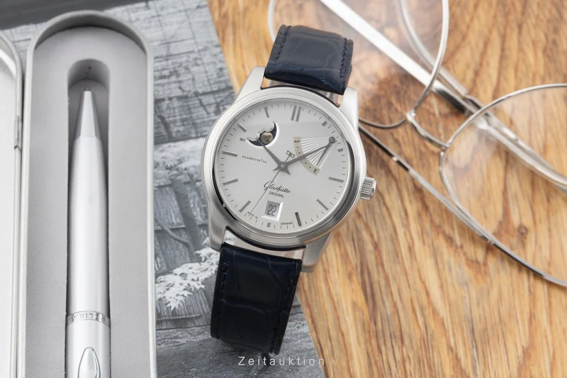 Glashütte Senator steel automatic men's watch 39-44-04-12-04 [2600086]
