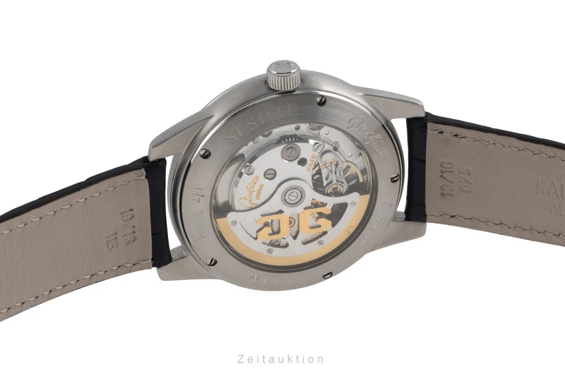 Glashütte Senator steel automatic men's watch 39-44-04-12-04 [2600086]
