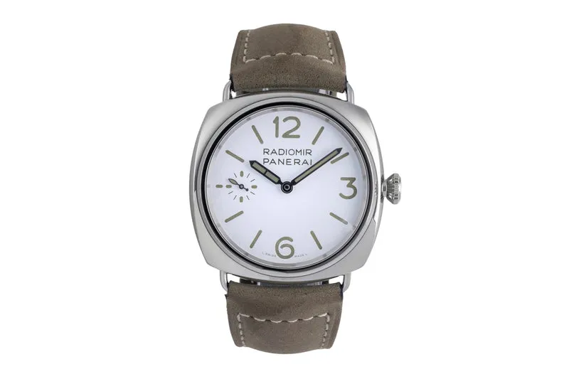 Panerai Radiomir steel manual winding men's watch PAM01384 LP: 5500EUR [2600666]