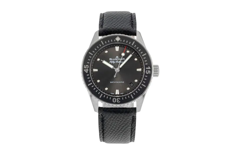 Blancpain Fifty Fathoms steel automatic men's watch 5100B-1110-B52A LP: 11000EUR [2507354]