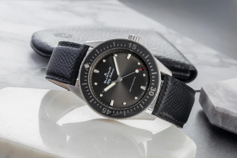 Blancpain Fifty Fathoms steel automatic men's watch 5100B-1110-B52A LP: 11000EUR [2507354]