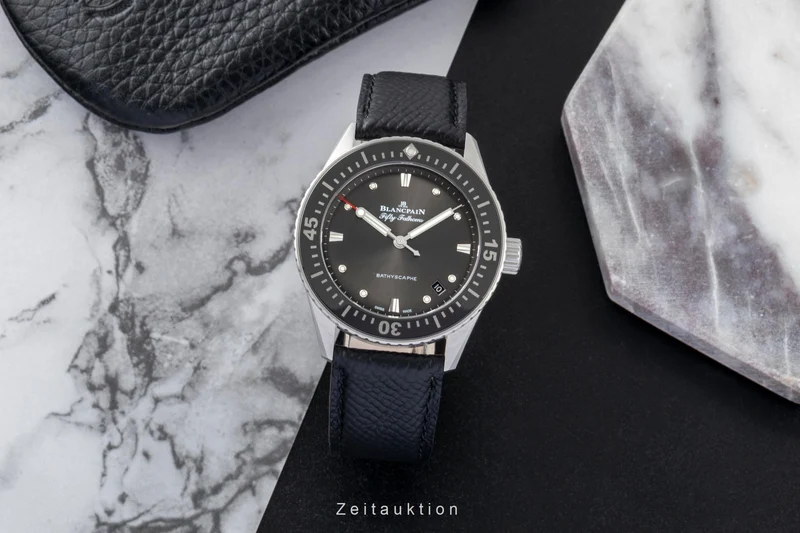 Blancpain Fifty Fathoms steel automatic men's watch 5100B-1110-B52A LP: 11000EUR [2507354]
