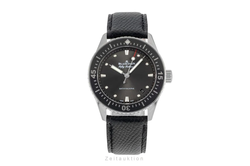 Blancpain Fifty Fathoms steel automatic men's watch 5100B-1110-B52A LP: 11000EUR [2507354]