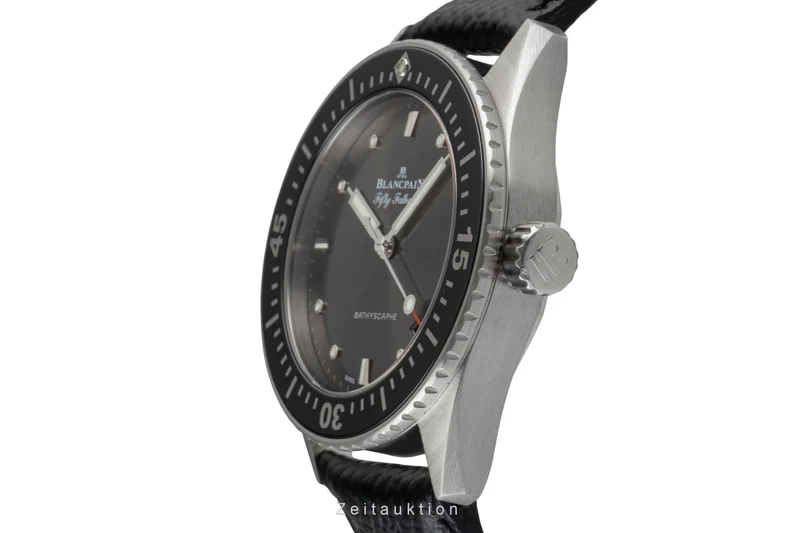 Blancpain Fifty Fathoms steel automatic men's watch 5100B-1110-B52A LP: 11000EUR [2507354]