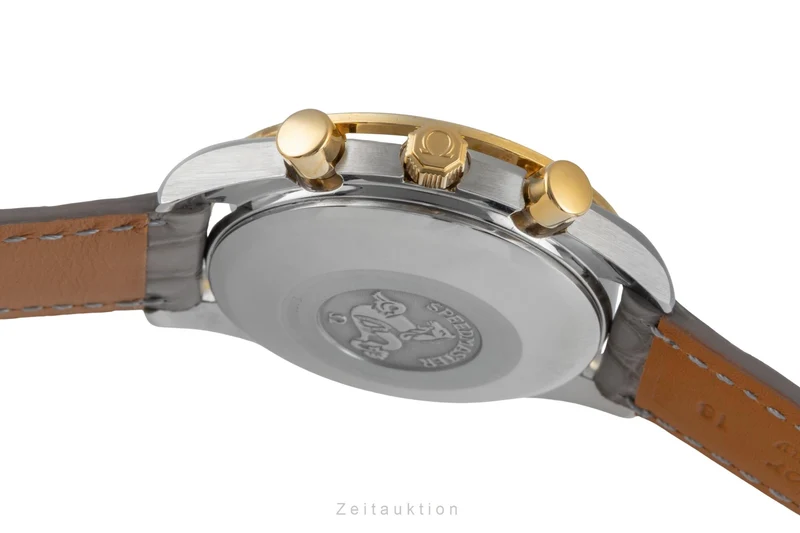 Omega Speedmaster Date chronograph steel / gold automatic men's watch 3311.20 LP: 8200EUR [2600526]