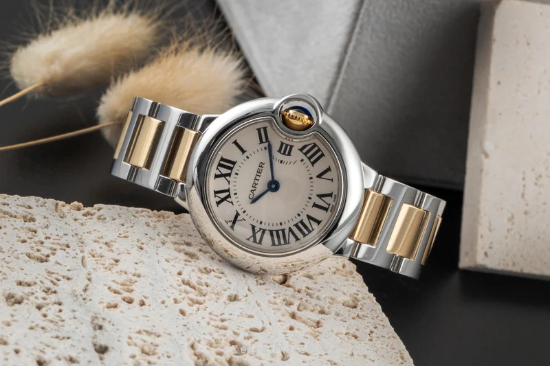 Cartier Ballon Bleu de Cartier steel / gold quartz women's watch W69007Z3 [2600640]