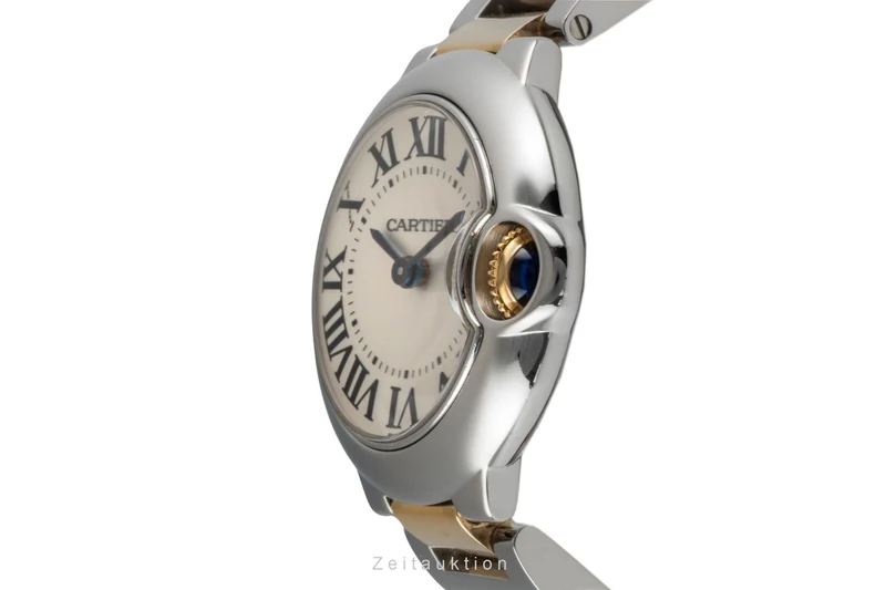 Cartier Ballon Bleu de Cartier steel / gold quartz women's watch W69007Z3 [2600640]