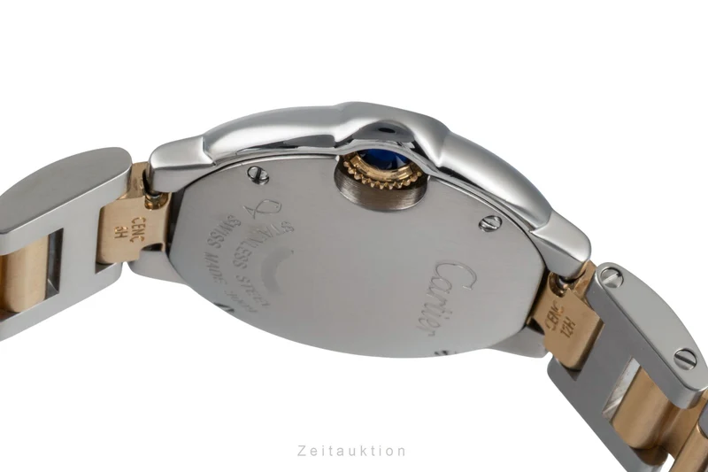 Cartier Ballon Bleu de Cartier steel / gold quartz women's watch W69007Z3 [2600640]