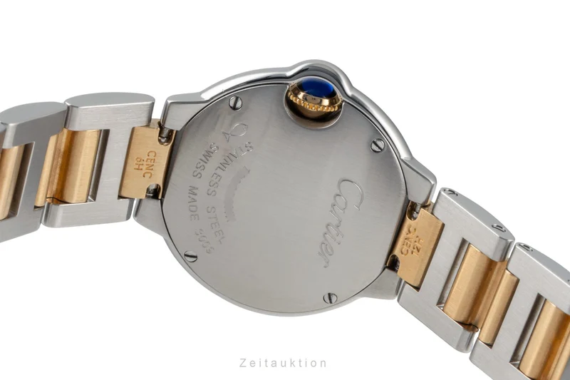 Cartier Ballon Bleu de Cartier steel / gold quartz women's watch W69007Z3 [2600640]