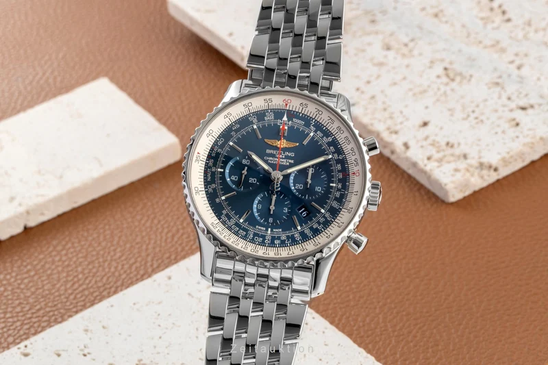 Breitling Navitimer 01 46 chronograph steel automatic men's watch AB012721/C889 LP: 9850EUR [2600307]