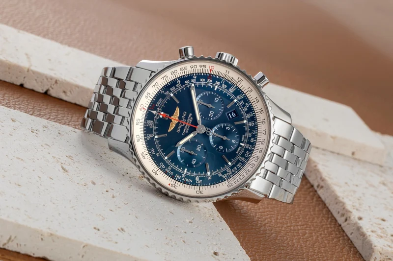 Breitling Navitimer 01 46 chronograph steel automatic men's watch AB012721/C889 LP: 9850EUR [2600307]