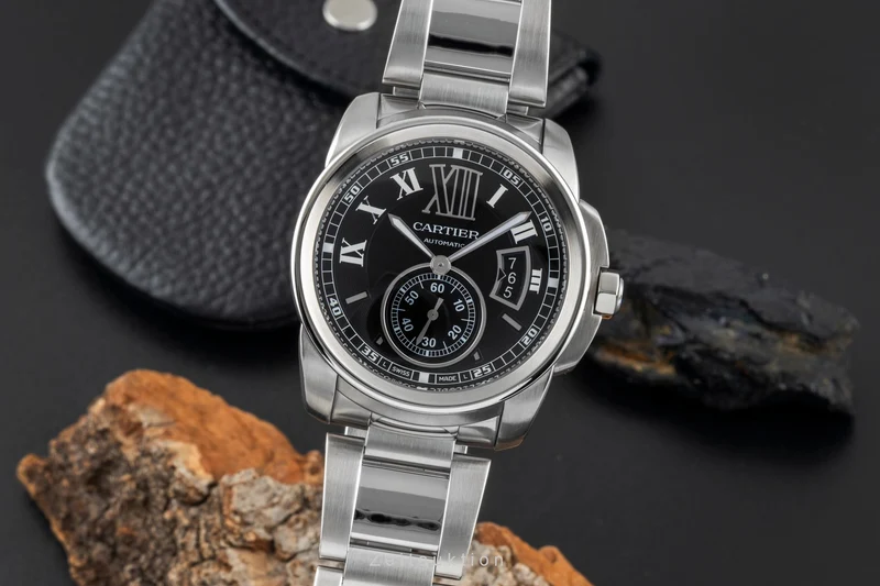 Cartier Calibre de Cartier steel automatic men's watch W7100041 [2507304]