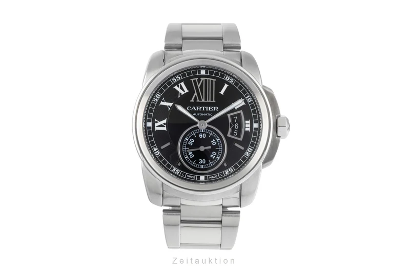 Cartier Calibre de Cartier steel automatic men's watch W7100041 [2507304]