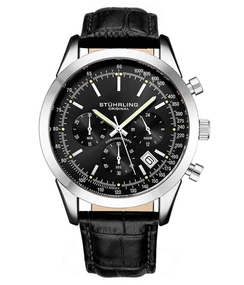 Stührling Rialto 3975L Quartz 44mm Chronograph