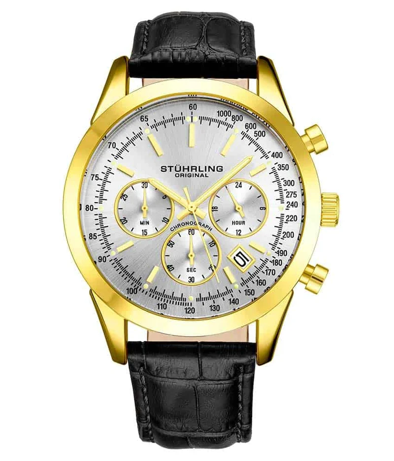 Stührling Rialto 3975L Quartz 44mm Chronograph