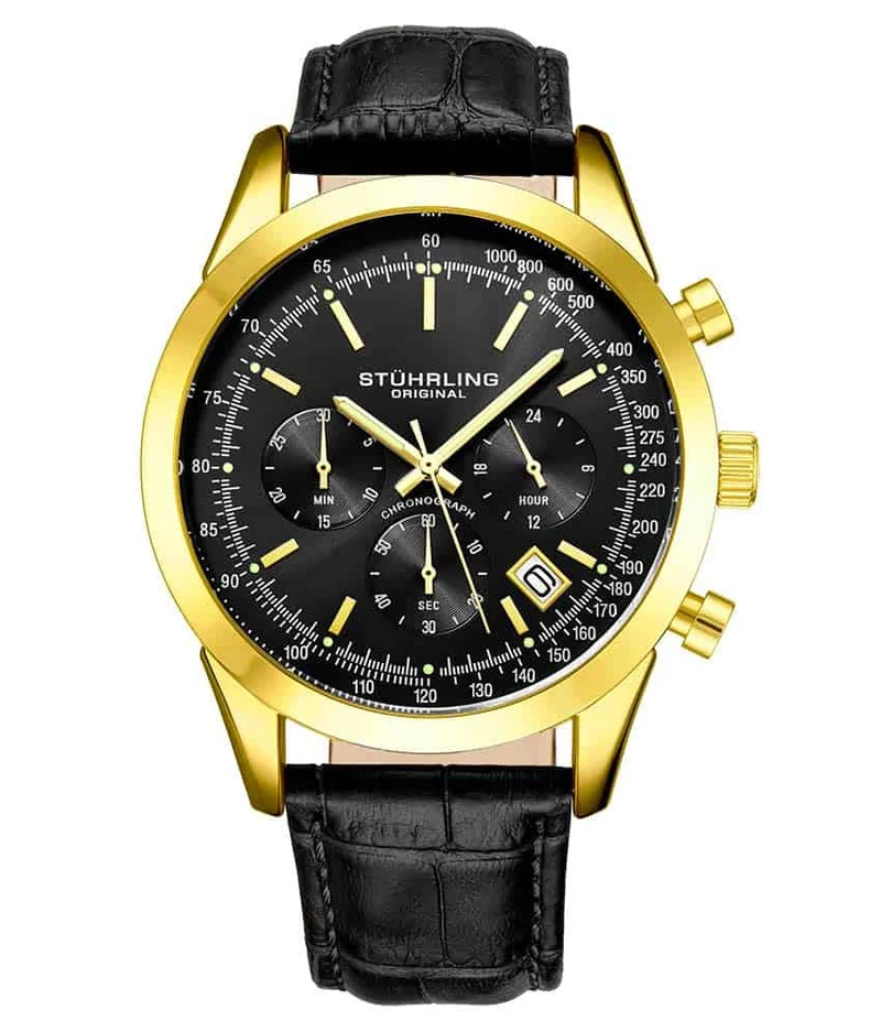 Stührling Rialto 3975L Quartz 44mm Chronograph