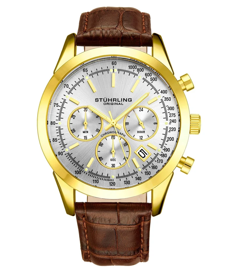 Stührling Rialto 3975L Quartz 44mm Chronograph