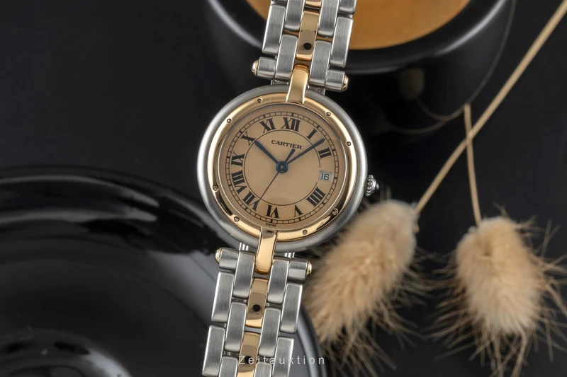 Cartier Panthere steel / gold quartz women's watch 183964 [2600266]