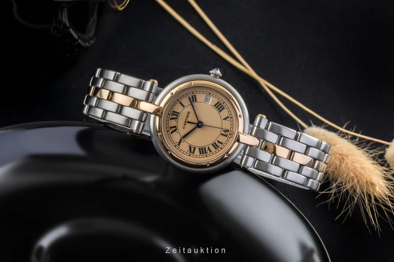 Cartier Panthere steel / gold quartz women's watch 183964 [2600266]